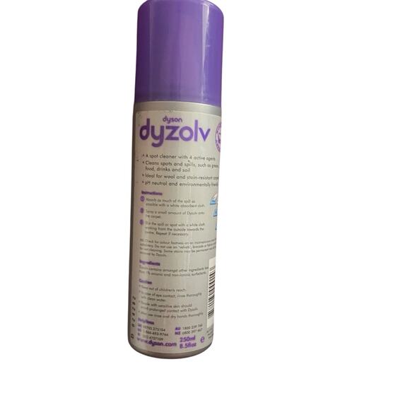 Dyson Dyzolv Spot Cleaner for Carpets & Rugs 4 Active Agents 8.5 oz New 2001 - Picture 3 of 3